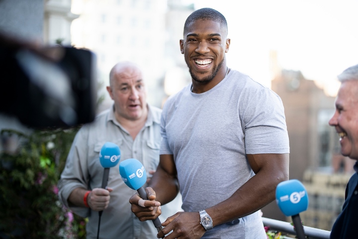 Photos Anthony Joshua Hits New York City For Us Debut Boxing News